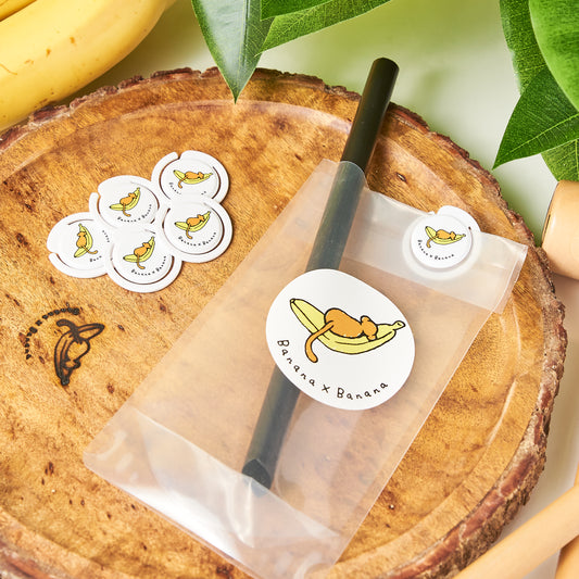 BananaBananaのロゴ付き専用クリップ｜2個