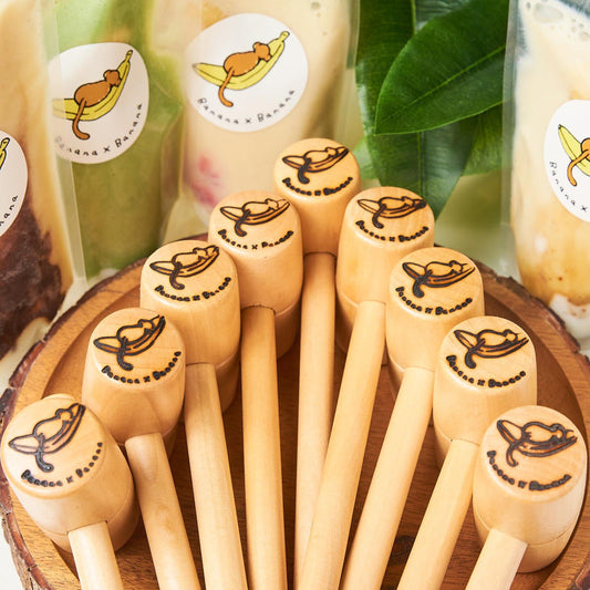 #バナナ叩きチャレンジ　BananaBananaのロゴ付き専用ハンマー 1本